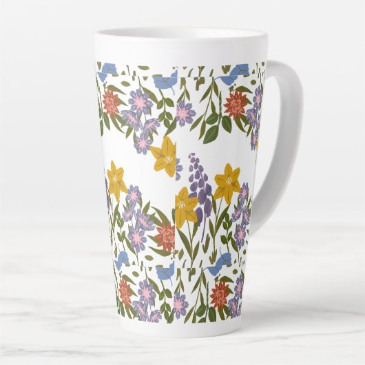 Muster der Blume Milchtasse (Rechte Ecke)