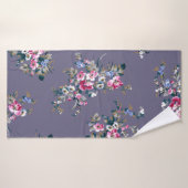 Muster der Blume, Muster der textilen Illustration Badehandtuch (Badehandtuch)