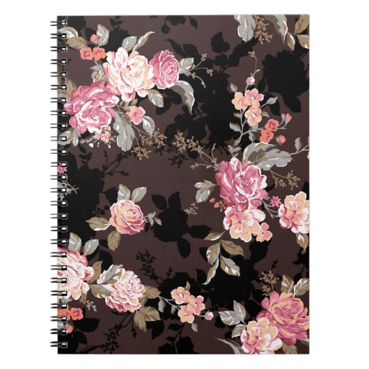 Muster der Blume, Muster der textilen Illustration Notizblock (Vorderseite)
