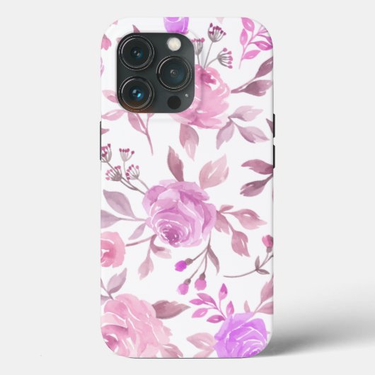 Muster der Blume Pastel Case-Mate iPhone Hülle (Rückseite)