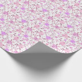 Muster der Blume Pastel Geschenkpapier (Ecke)