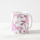 Muster der Blume Pastel Kaffeetasse (VorderseiteRechts)