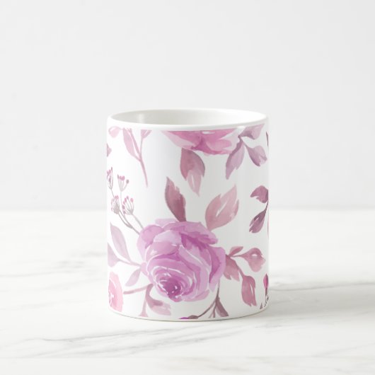 Muster der Blume Pastel Kaffeetasse (Mittel)