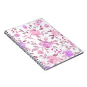 Muster der Blume Pastel Notizblock (Rechte Seite)