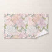 Muster der Blume Pastel Peony & Butterfly Badhandtuch Set (Handtuch)
