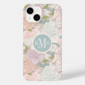 Muster der Blume Pastel Peony & Butterfly Case-Mate iPhone Hülle (Rückseite)