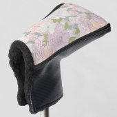 Muster der Blume Pastel Peony & Butterfly Golf Headcover (3/4 Vorderseite)