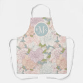 Muster der Blume Pastel Peony & Butterfly Schürze (Vorderseite)