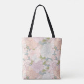 Muster der Blume Pastel Peony & Butterfly Tasche (Rückseite)