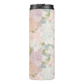 Muster der Blume Pastel Peony & Butterfly Thermosbecher (Rückseite)