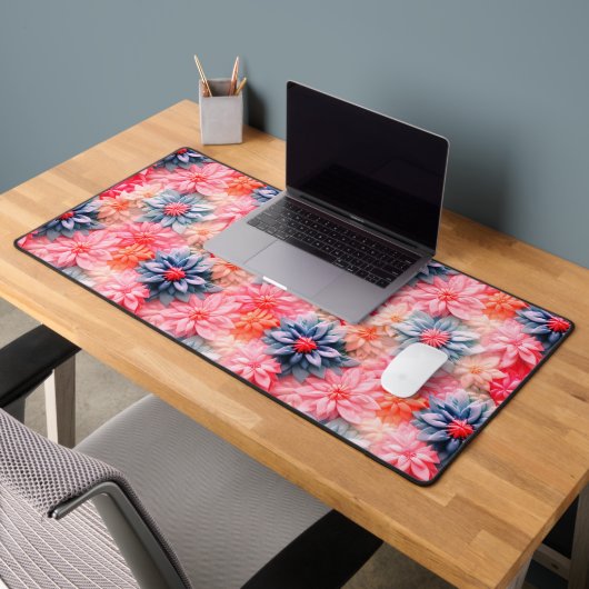 Muster der Blume Pastel Schreibtischunterlage (Büro 2)
