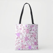 Muster der Blume Pastel Tasche (Vorderseite)