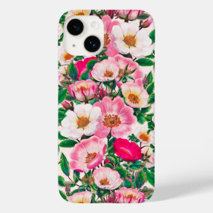 Muster der Blume Rosa und Weiße Wilde Rose Case-Mate iPhone 14 Hülle