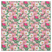 Muster der Blume Rosa und Weiße Wilde Rose Stoff (Muster)