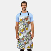 Muster der Blume Schürze (Getragen)