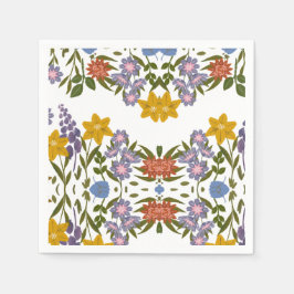 Muster der Blume Serviette