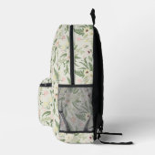 Muster der Blume "Soft Minze Green Garden" Bedruckter Rucksack (Rechts)