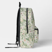 Muster der Blume "Soft Minze Green Garden" Bedruckter Rucksack (Links)