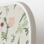 Muster der Blume "Soft Minze Green Garden" Pickleball Schläger (Linke Seite)