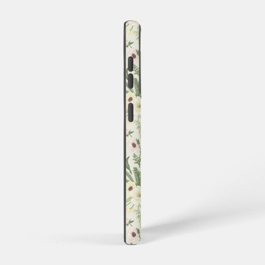 Muster der Blume "Soft Minze Green Garden" Samsung Galaxy Hülle (Rechte Seite)