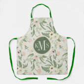 Muster der Blume "Soft Minze Green Garden" Schürze (Vorderseite)