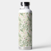 Muster der Blume "Soft Minze Green Garden" Trinkflasche (Rechts)