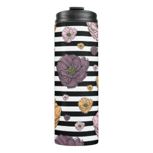 Muster der Blume Thermosbecher
