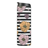 Muster der Blume Thermosbecher (Nach rechts gedreht)