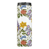 Muster der Blume Thermosbecher (Rückseite)