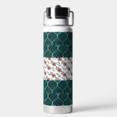 Muster der Blume Trinkflasche (Hinten)