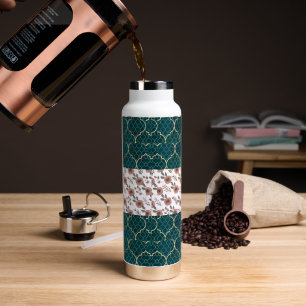 Muster der Blume Trinkflasche
