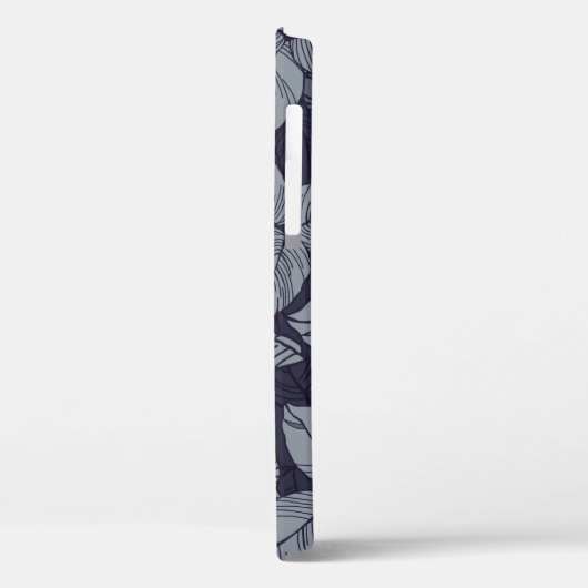 Muster der Blume und Blätter, tropisch, abstatisch Case-Mate iPhone Hülle (Rückseite / Links)