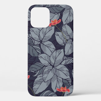 Muster der Blume und Blätter, tropisch, abstatisch Case-Mate iPhone Hülle
