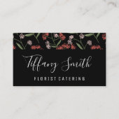 Muster der Blume Visitenkarte (Vorderseite)