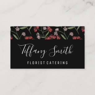 Muster der Blume Visitenkarte