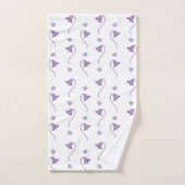 Muster der Blumenglocken Badhandtuch Set (Handtuch)