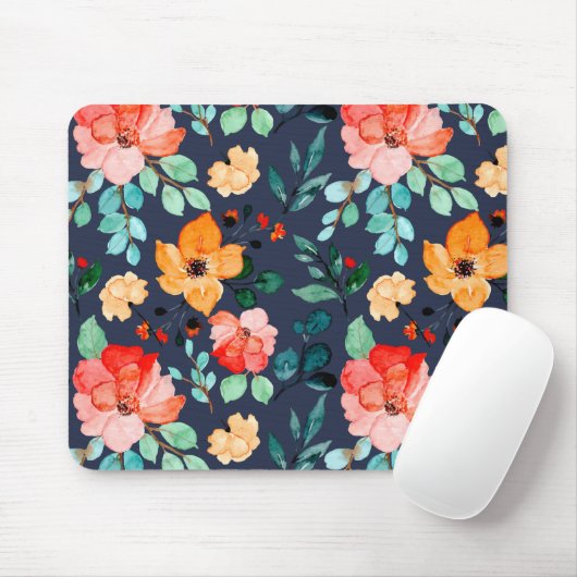 Muster der Blumenoberfläche - Mode-Dekorationsfede Mousepad (Mit Mouse)