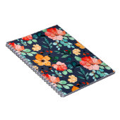 Muster der Blumenoberfläche - Mode-Dekorationsfede Notizblock (Rechte Seite)