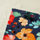 Muster der Blumenoberfläche - Mode-Dekorationsfede Strandtuch (Beispiel)