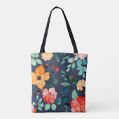 Muster der Blumenoberfläche - Mode-Dekorationsfede Tasche (Rückseite)
