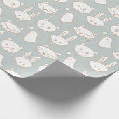 Muster der blüten Waldbewohner | Geschenkpapier (Ecke)