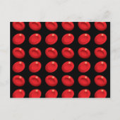 Muster der Blutkörperchen Postkarte (Vorderseite)