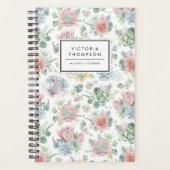 Muster der botanischen Aquarellfarben Planer (Vorderseite)