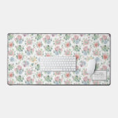 Muster der botanischen Aquarellfarben Schreibtischunterlage (Tastatur & Maus)