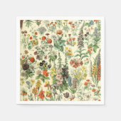 Muster der botanischen Blume Serviette (Vorderseite)