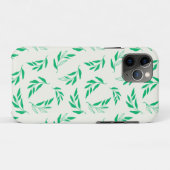 Muster der botanischen grünen Pflanze Case-Mate iPhone Hülle (Rückseite (Horizontal))