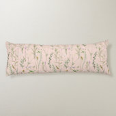 Muster der botanischen Wildblume - Weiche Blüte Seitenschläferkissen (Rückseite)