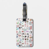 Muster der Briefmarke Gepäckanhänger (Rückseite vertikal)