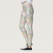 Muster der Briefmarke Leggings (Links)