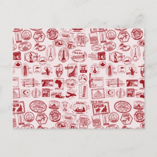 Muster der Briefmarke Postkarte (Vorderseite)